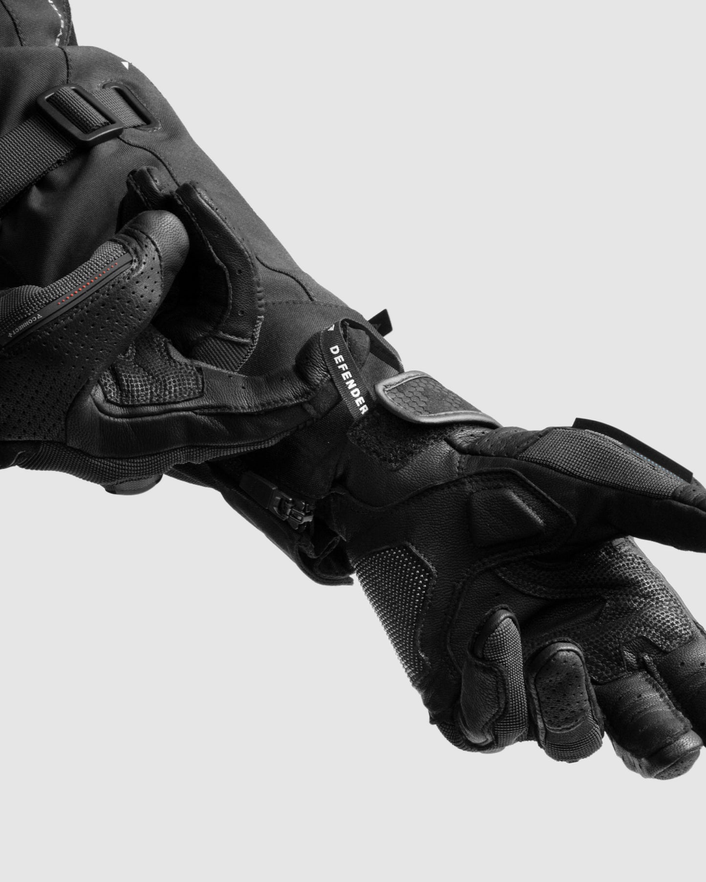 Defender Gants Moto Noir