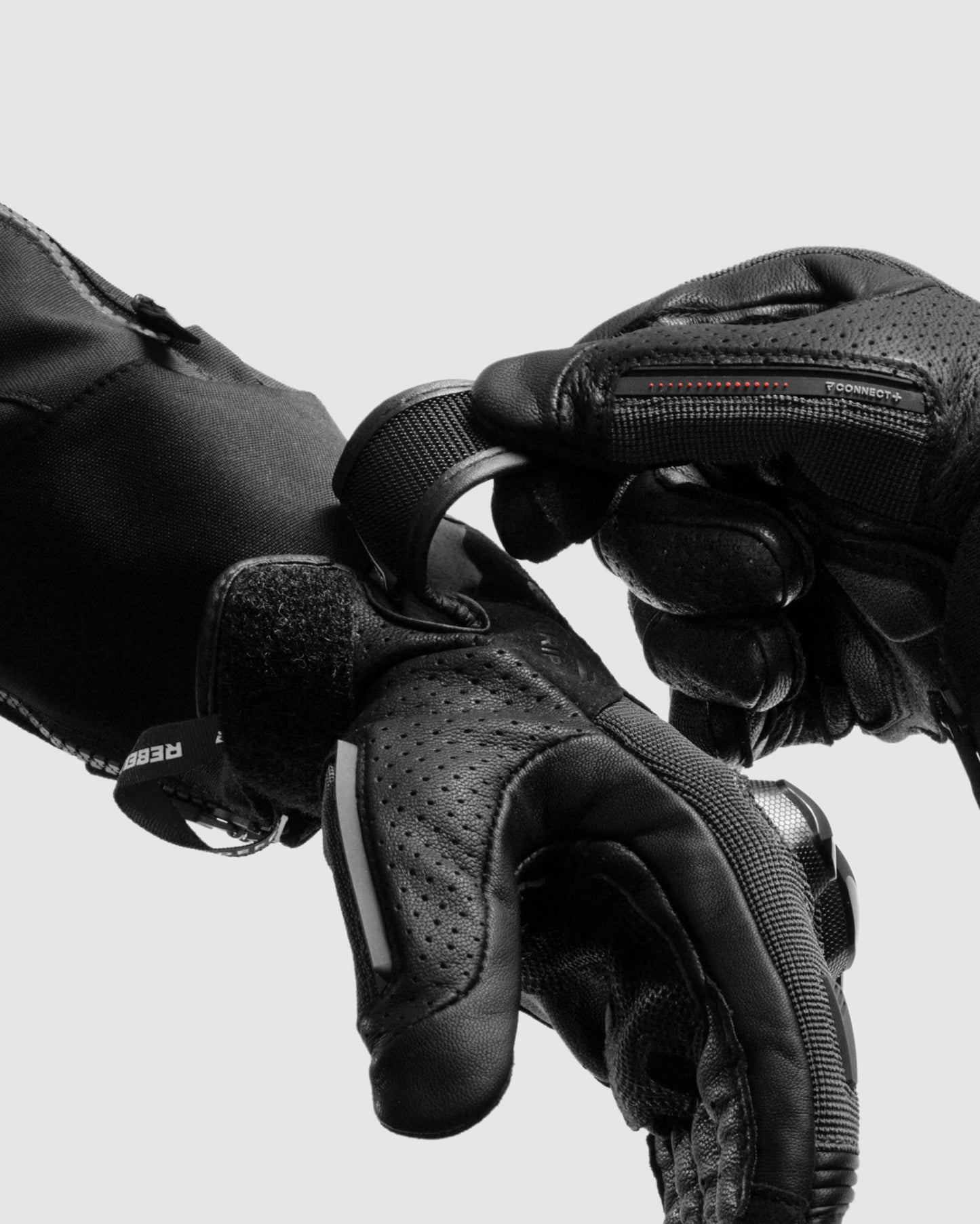 Defender Gants Moto Noir