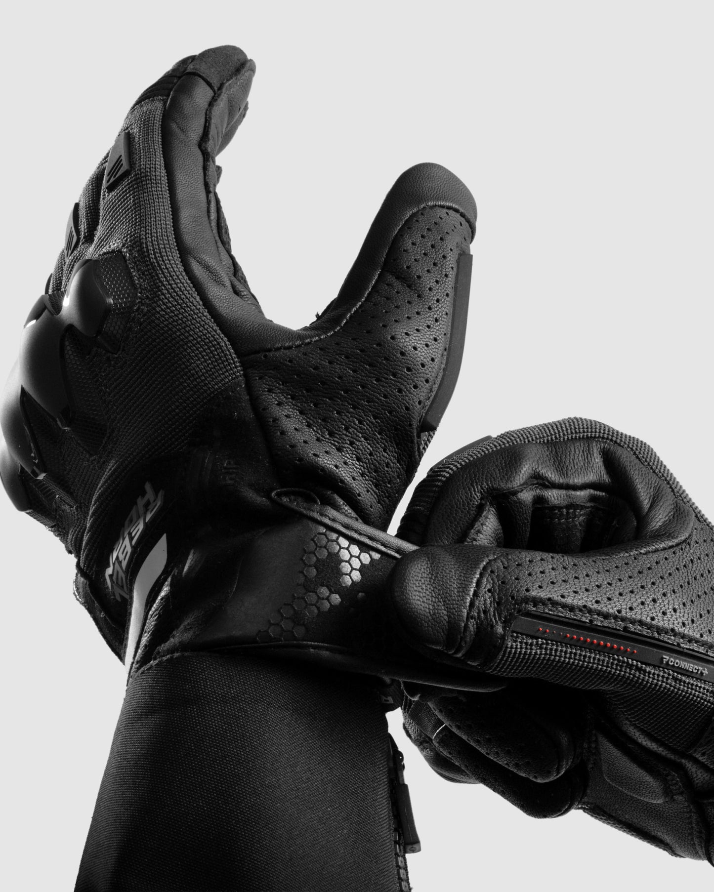 Defender Gants Moto Noir