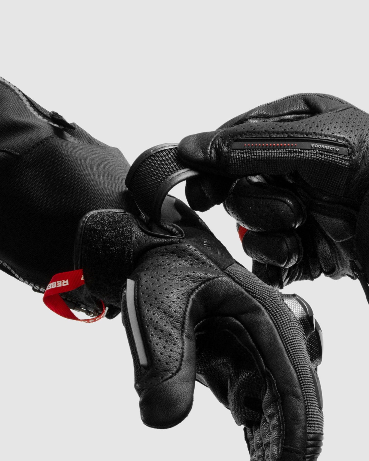 Defender Gants Moto Rouge