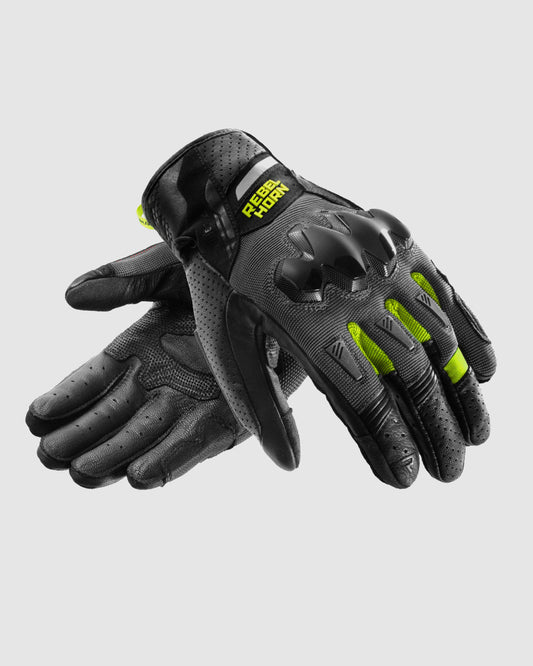 Defender Gants Moto Jaune Fluo