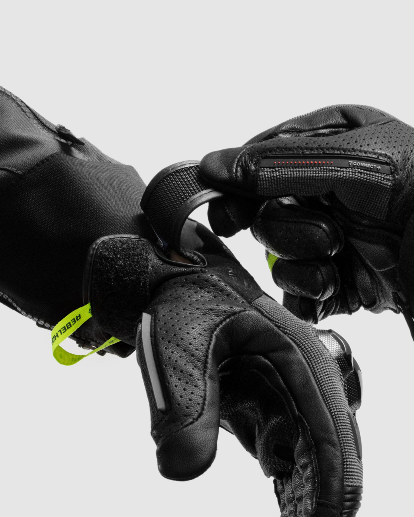 Defender Gants Moto Jaune Fluo