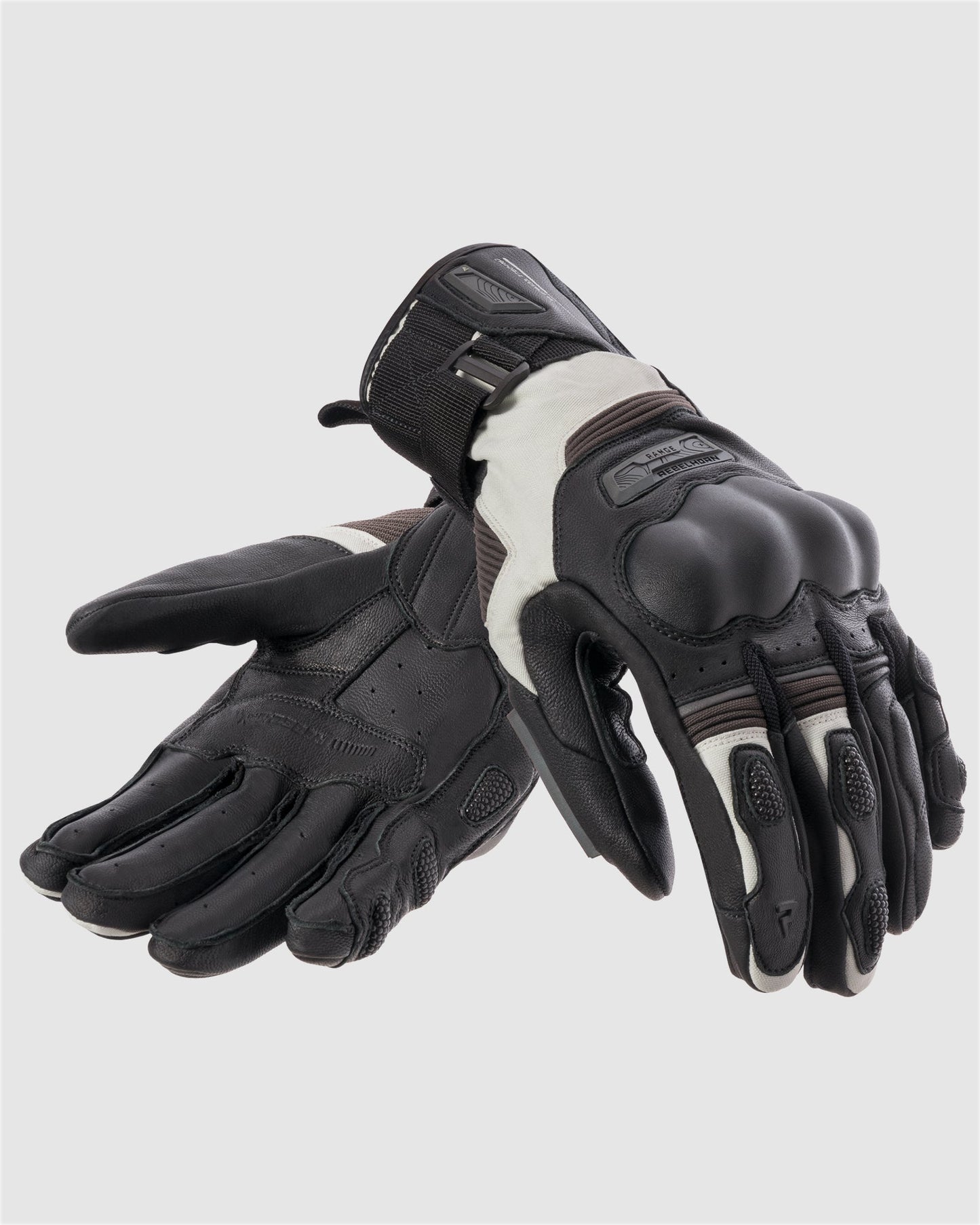 Range Gants Moto Gris