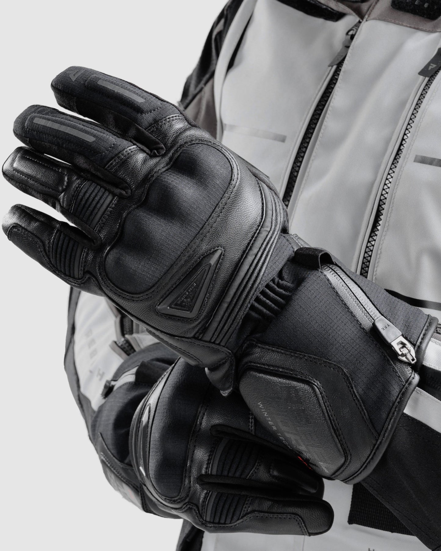Summit Imperméable Gants Moto Noir