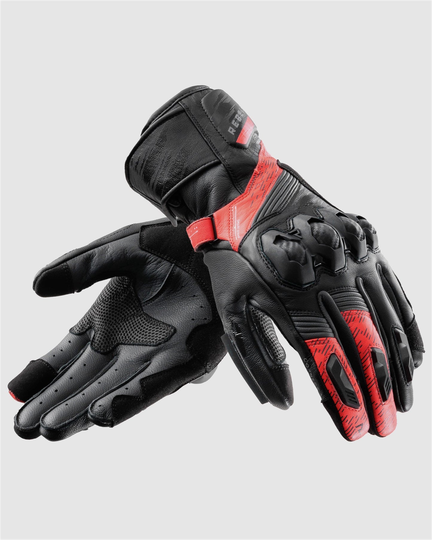 Viper Gants Moto Rouge