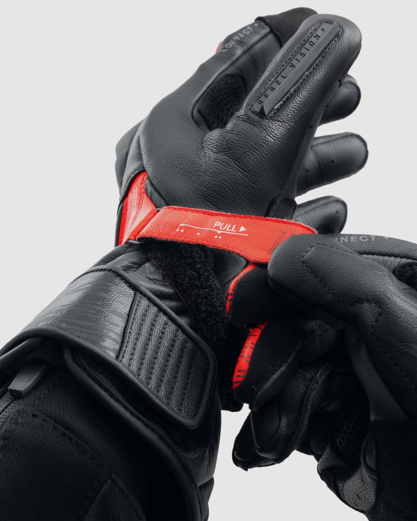 Viper Gants Moto Rouge