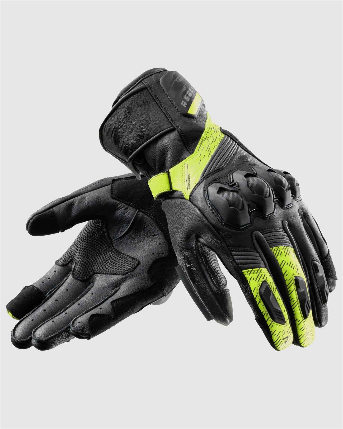 Viper Gants Moto Jaune Fluo