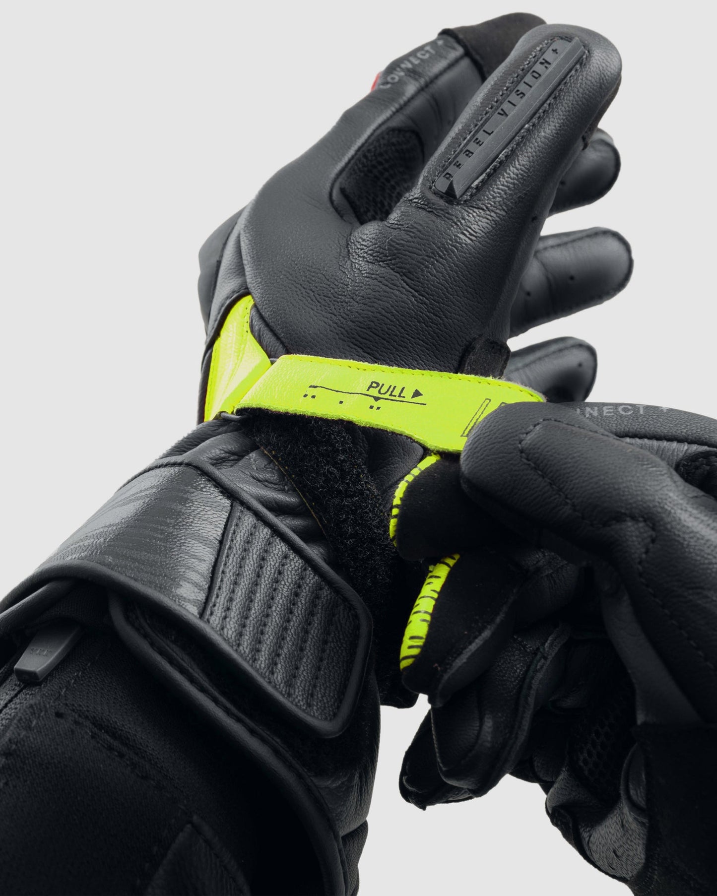 Viper Gants Moto Jaune Fluo