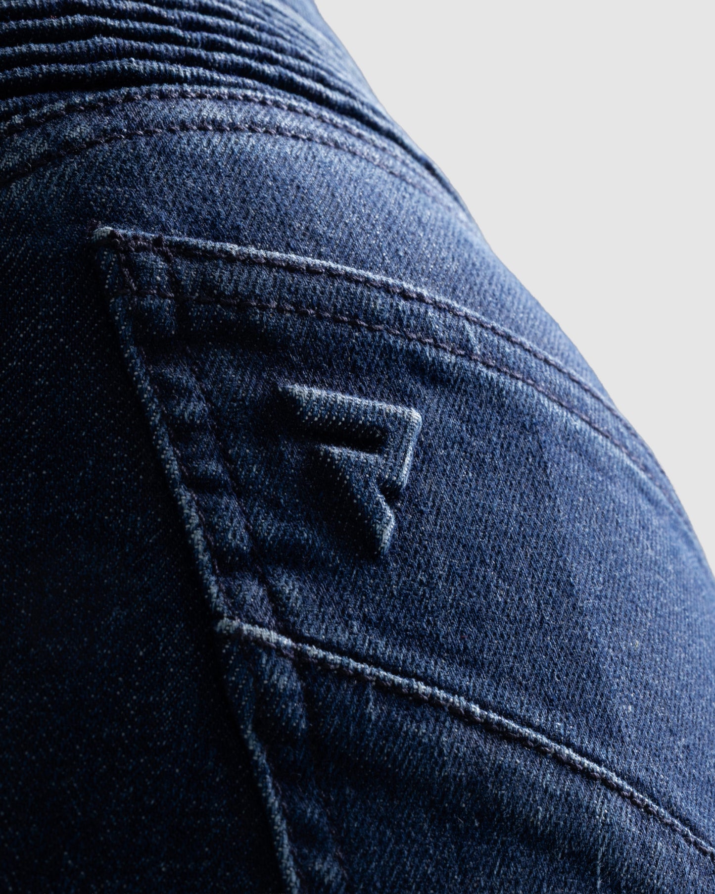 Agness 2 Mono Jean Moto Femme Bleu Délavé