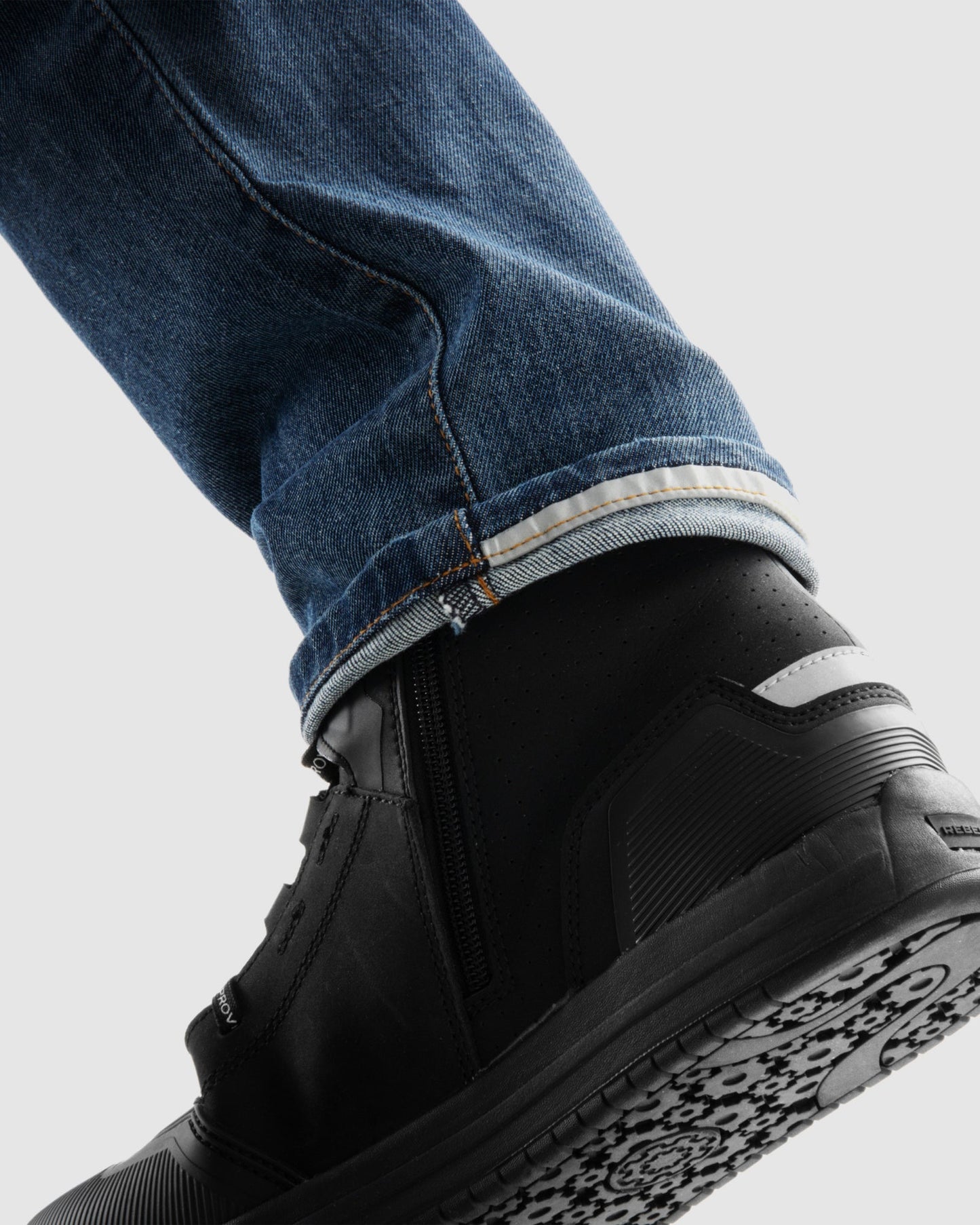 Bronco Jean Moto Délavé Bleu