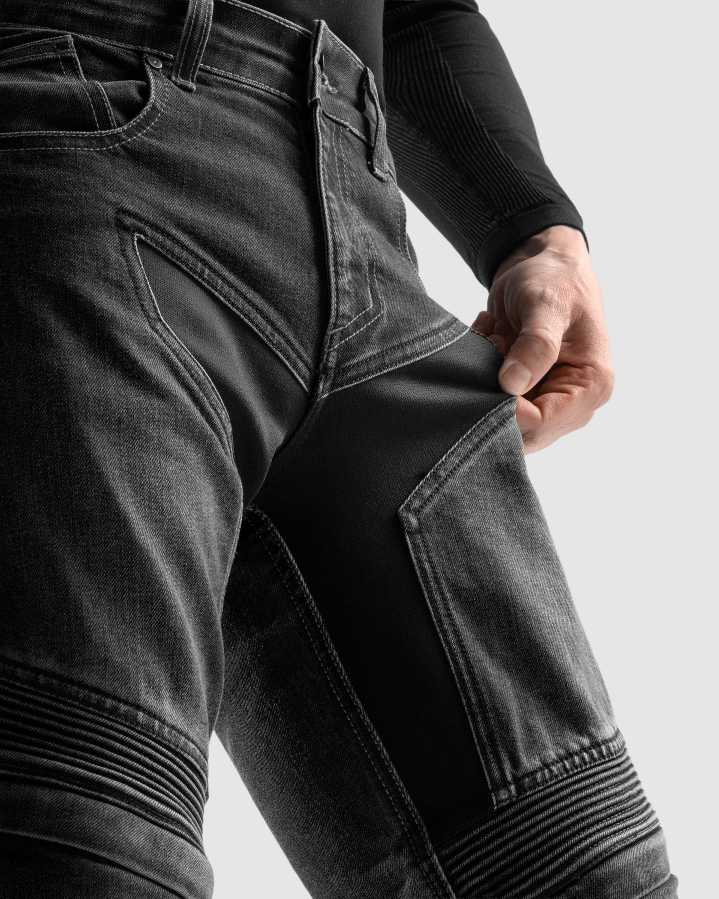 Eagle 4 Jean Moto Regular Noir