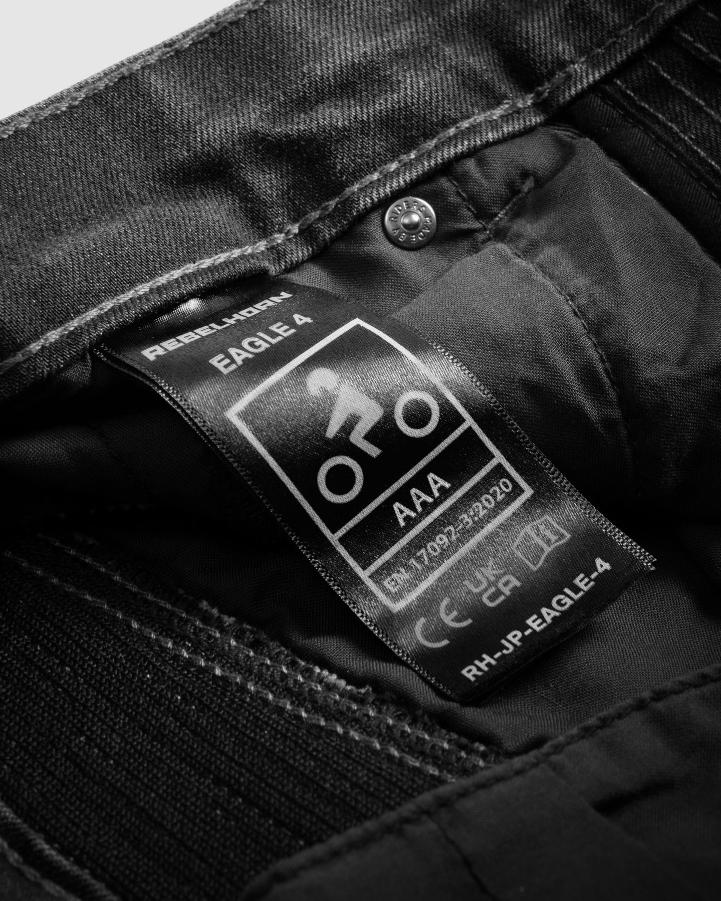 Eagle 4 Jean Moto Regular Noir