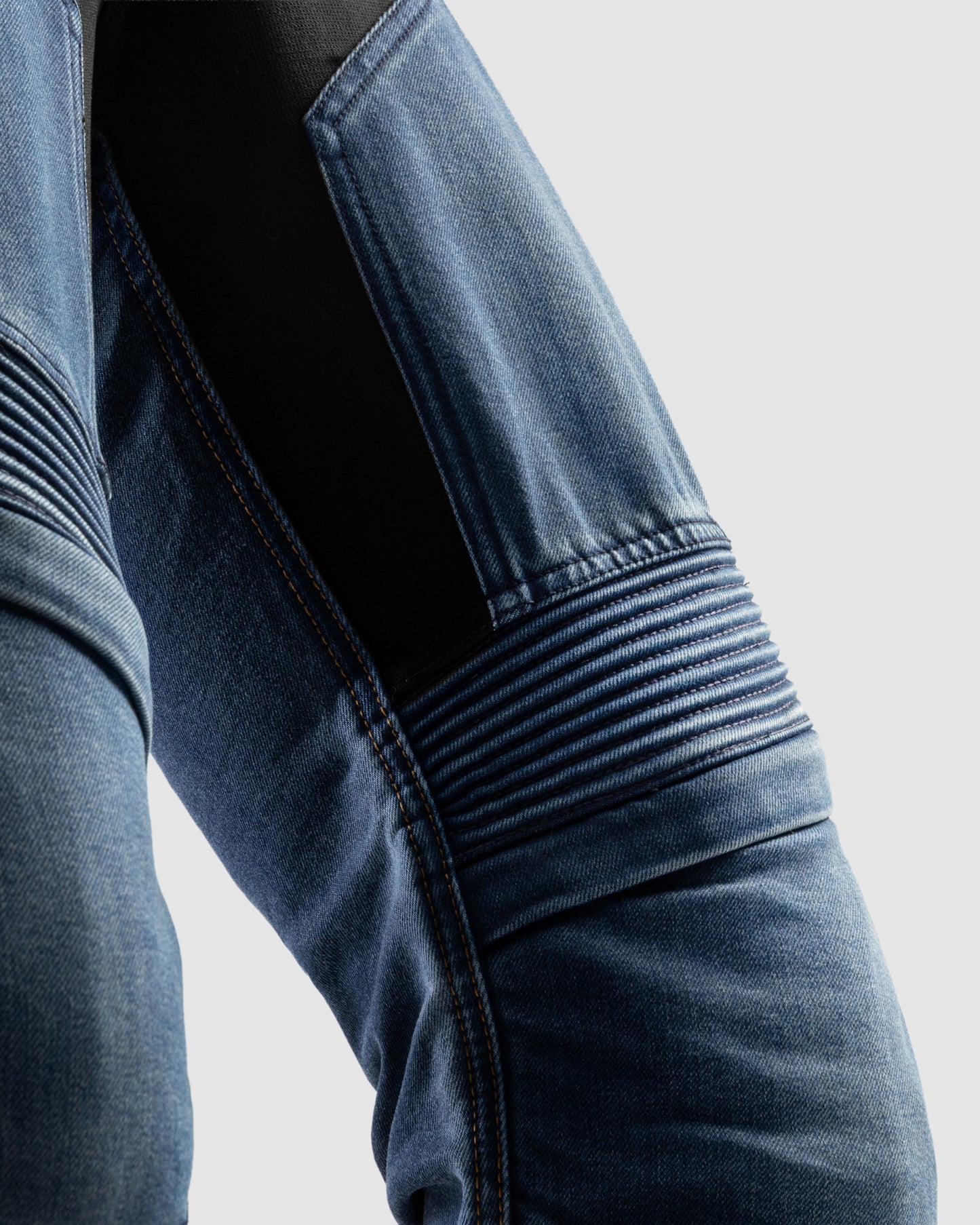 Eagle 4 Jean Moto Regular Bleu Délavé