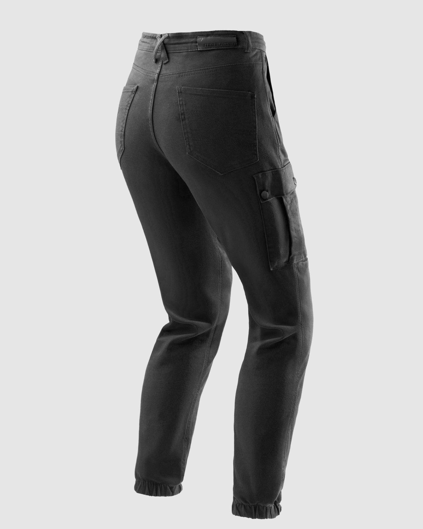 Faster Women Jean Moto Femme Noir