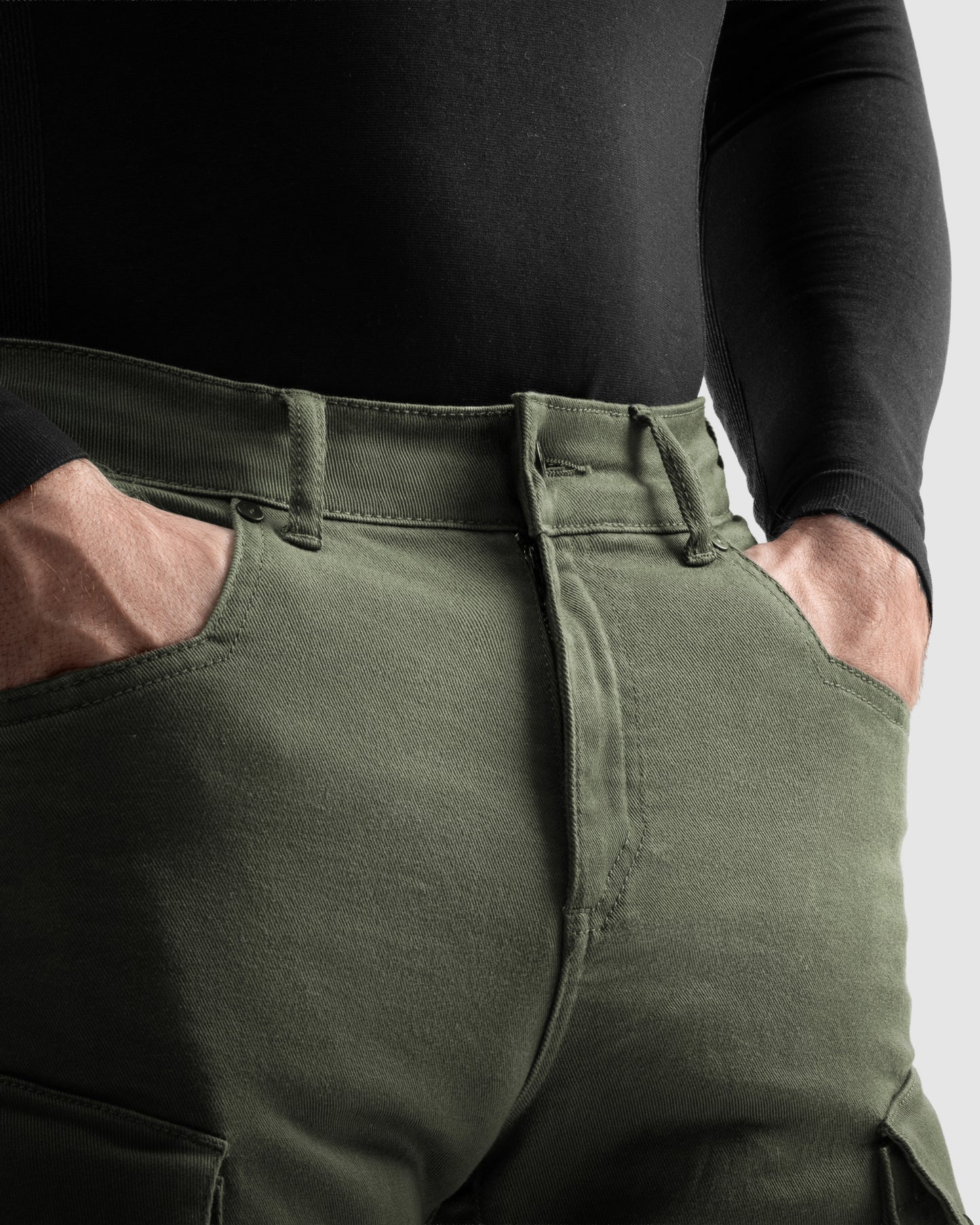 Faster Jean Moto Vert