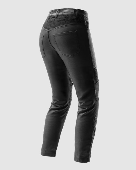 Roxy Jean Moto Femme Noir Ciré