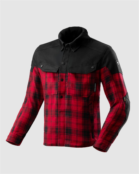 Shifter Chemise Moto Rouge
