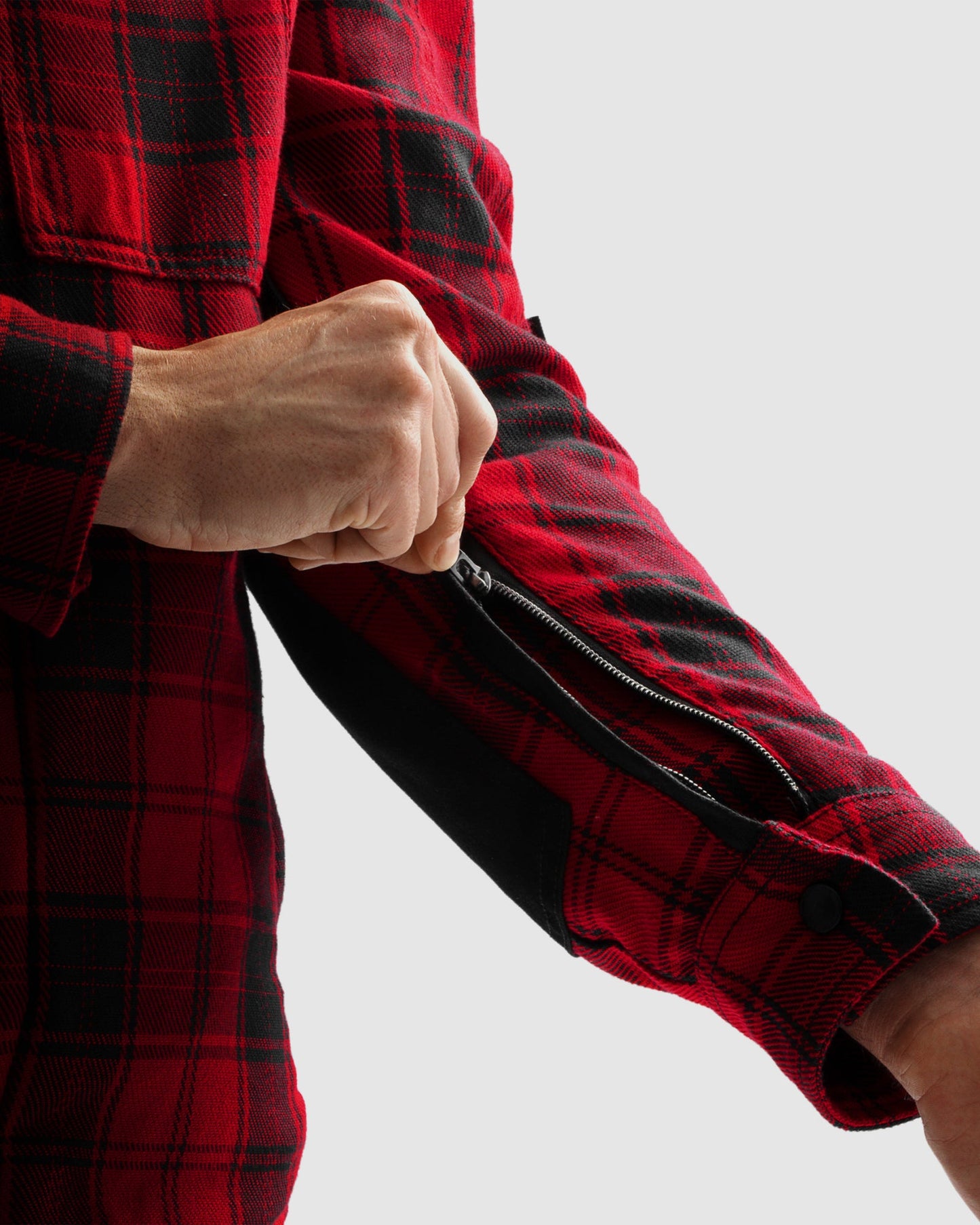 Shifter Chemise Moto Rouge