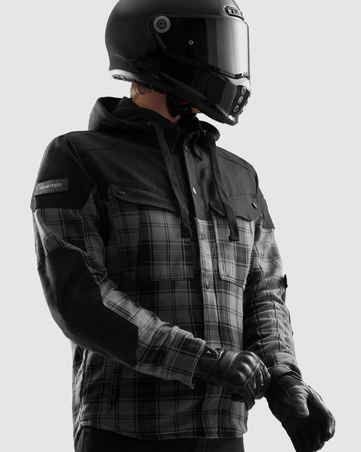 Shifter Chemise Moto Gris