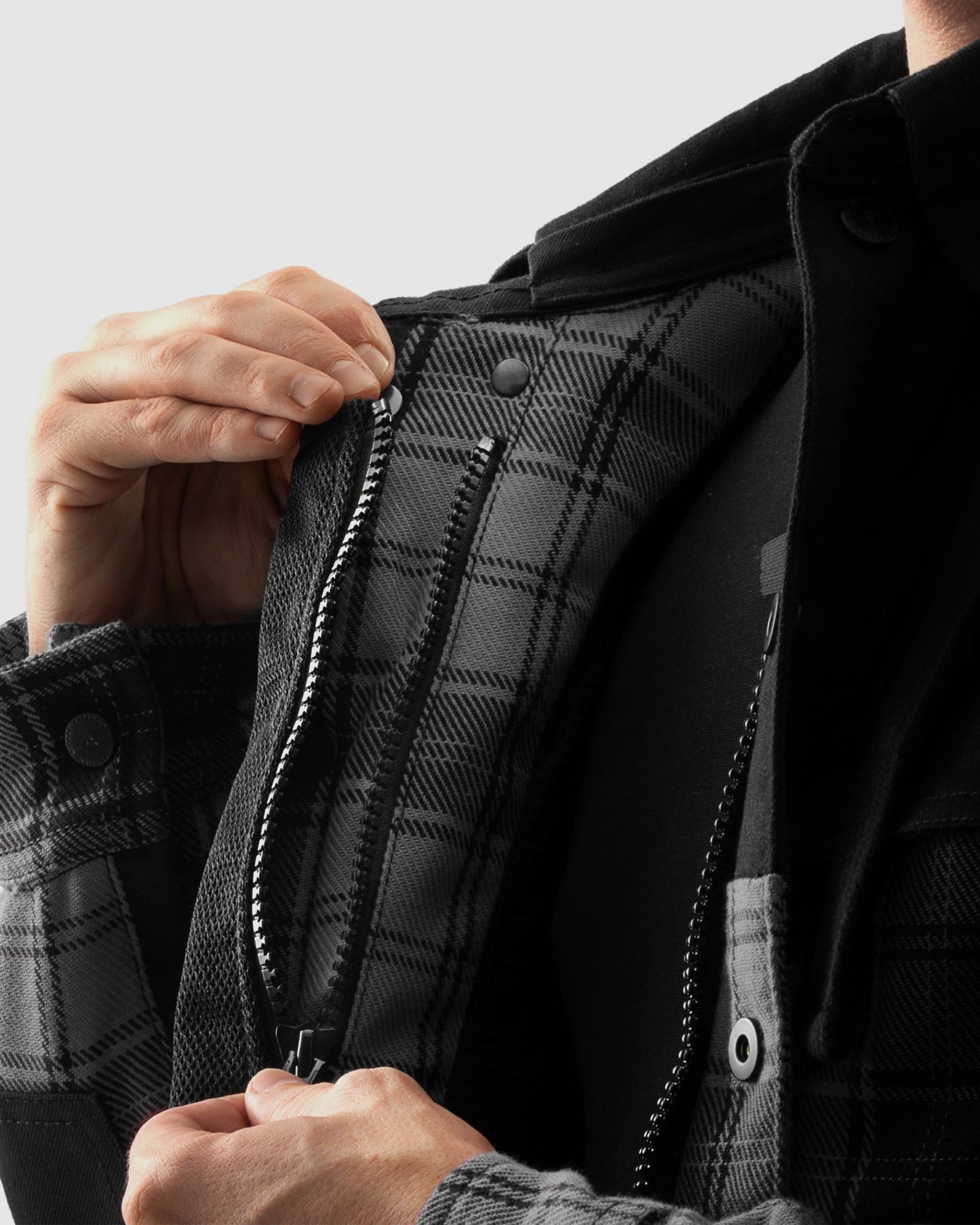 Shifter Chemise Moto Gris