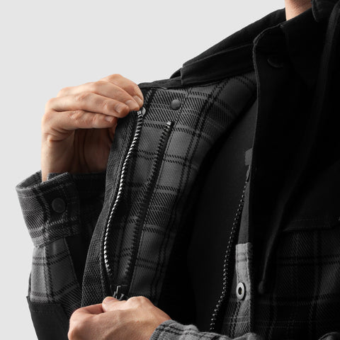 Shifter Noir/Gris Chemise Moto