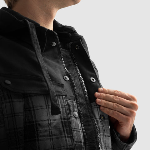 Shifter Noir/Gris Chemise Moto