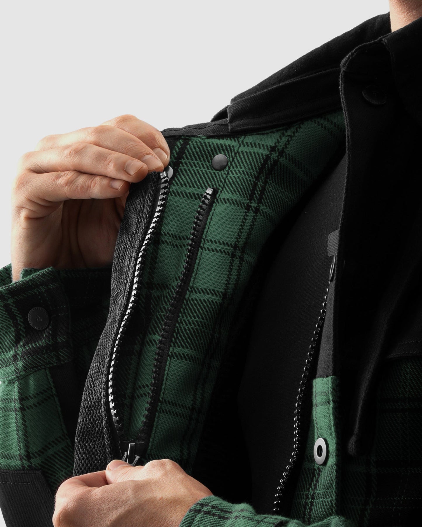 Shifter Chemise Moto Vert