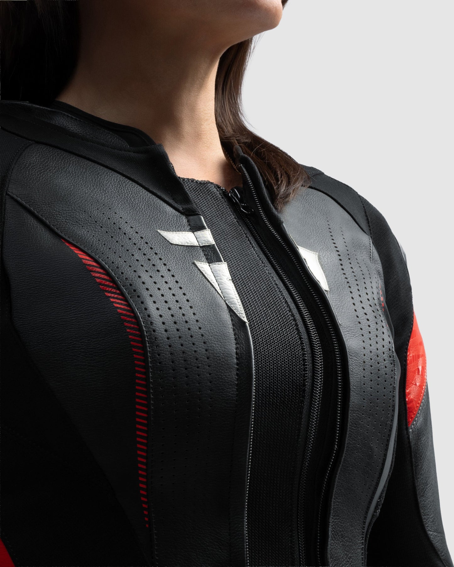 Diva RS Veste Moto Femme Rouge