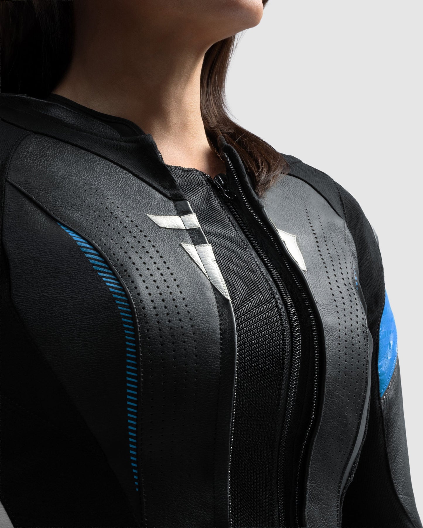 Diva RS Veste Moto Femme Bleu