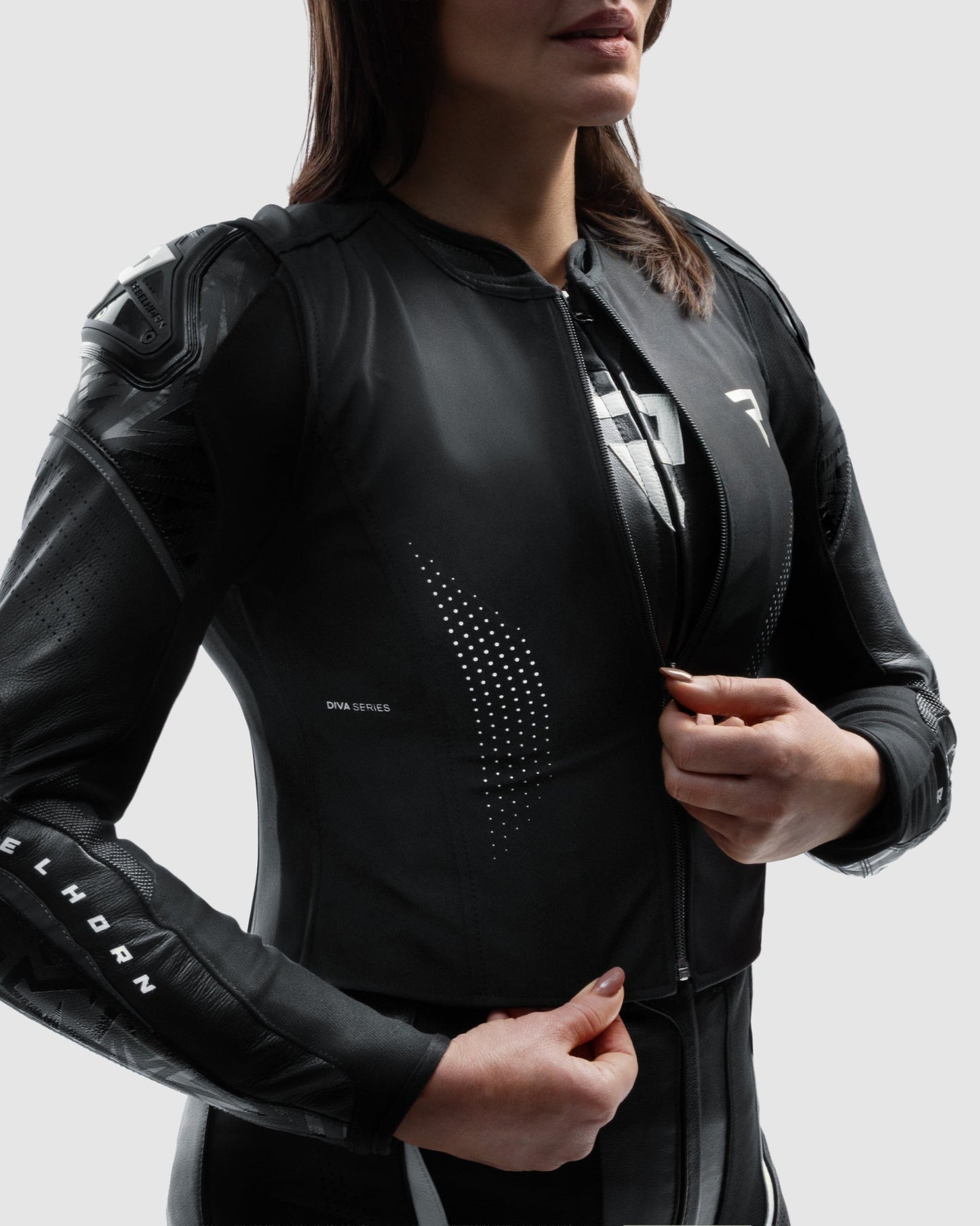 Diva RS Veste Moto Femme Blanc