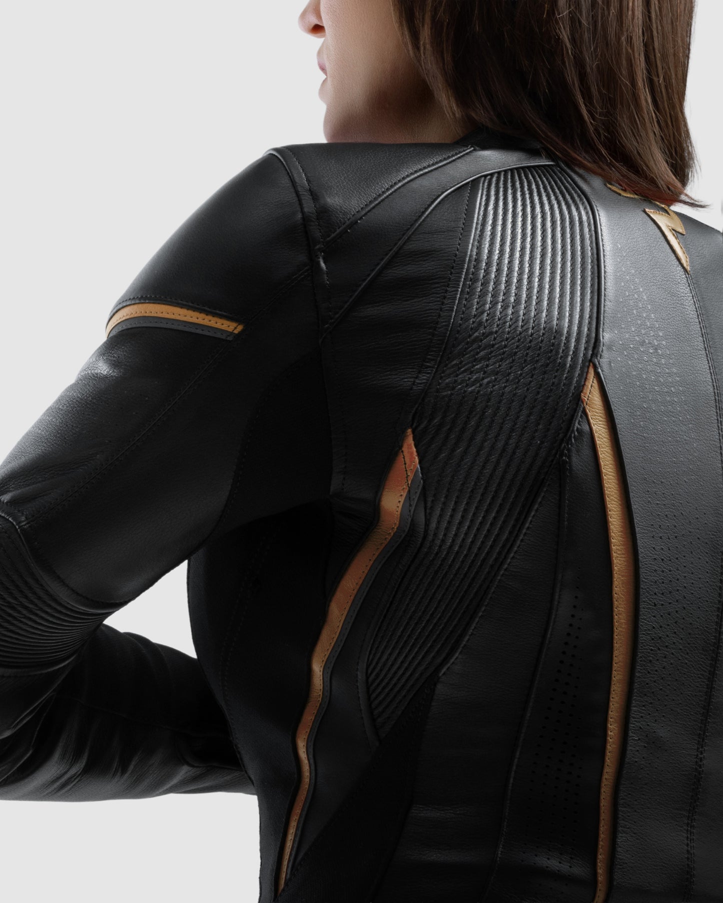 Diva ST Veste Moto Femme Doré