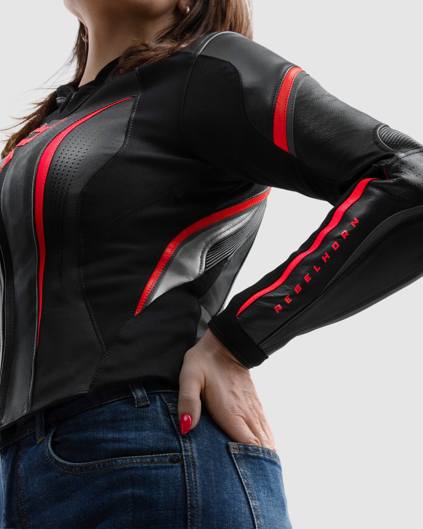 Diva ST Veste Moto Femme Rouge