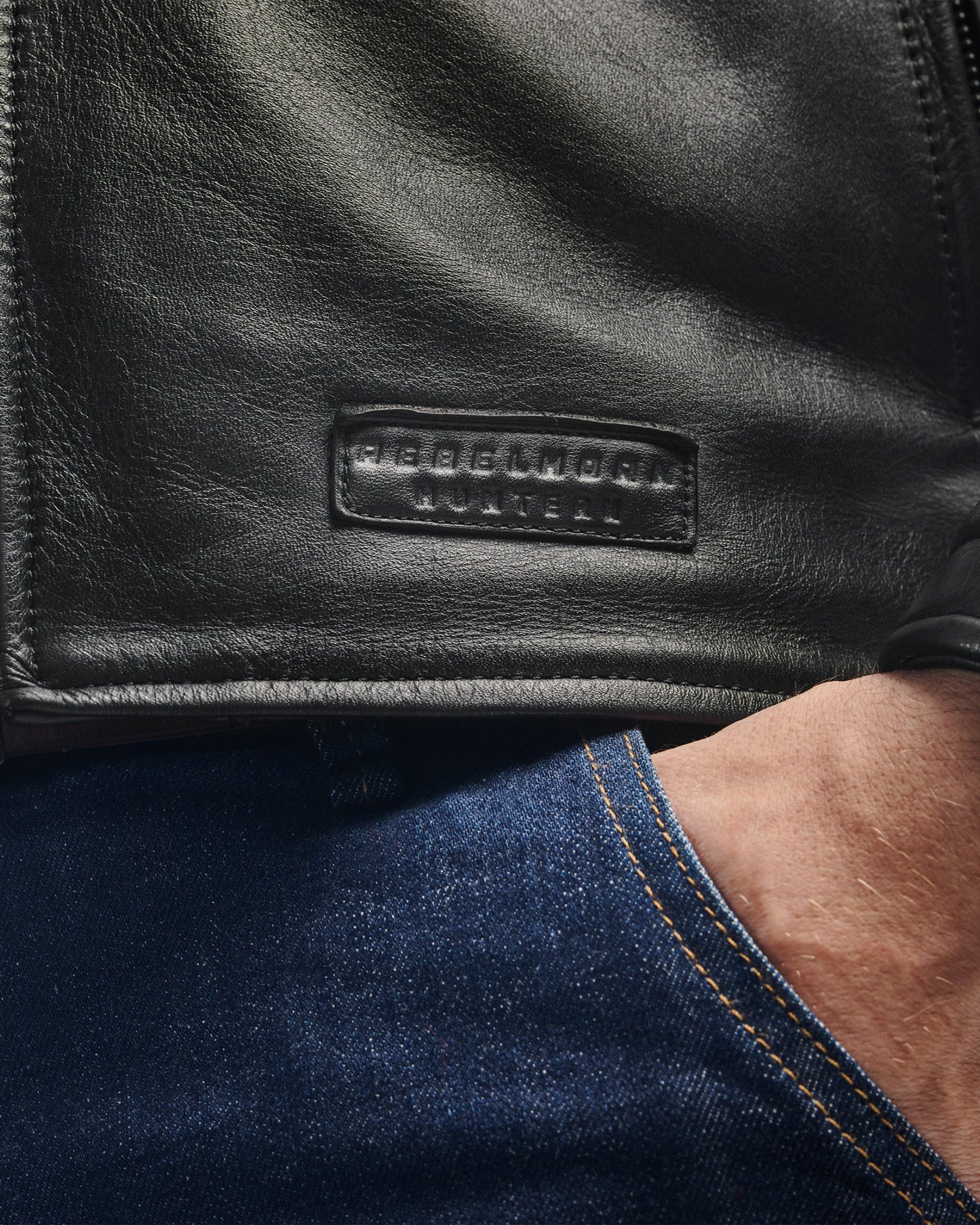 Hunter II Blouson Cuir Noir