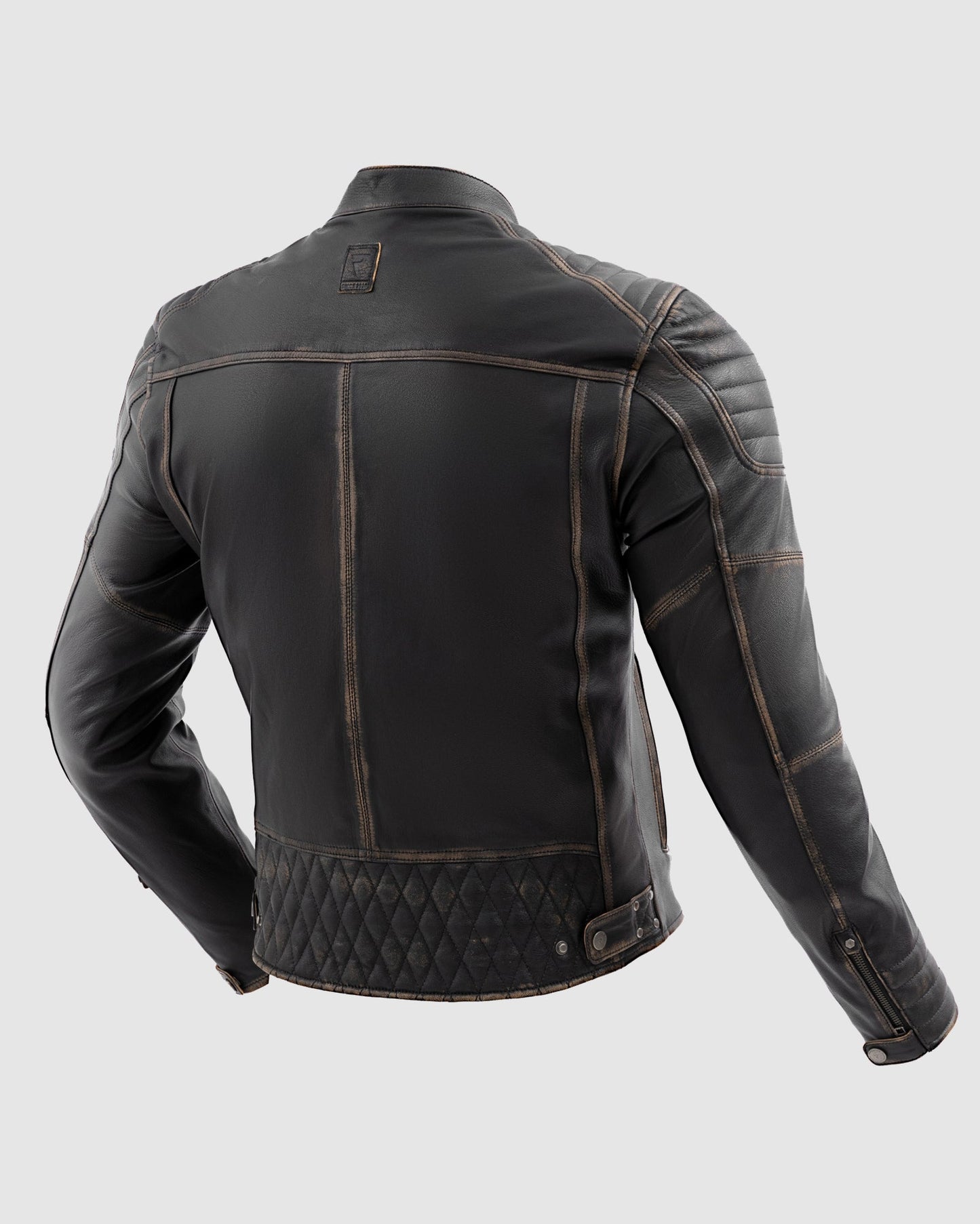 Hunter II Blouson Cuir Vintage Marron