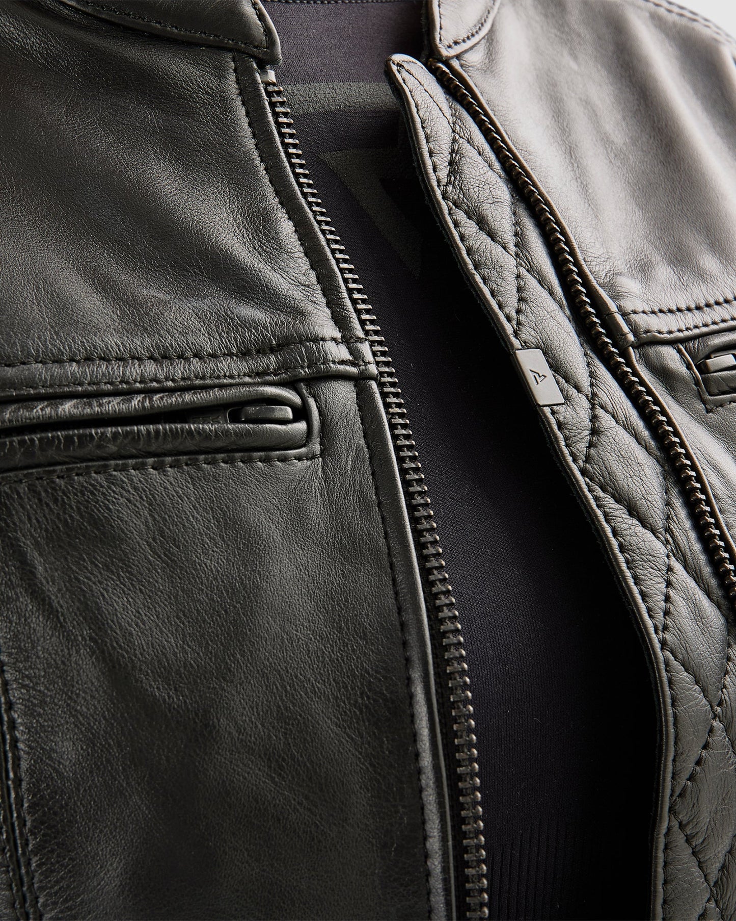 Hunter II Femme Blouson Cuir Noir