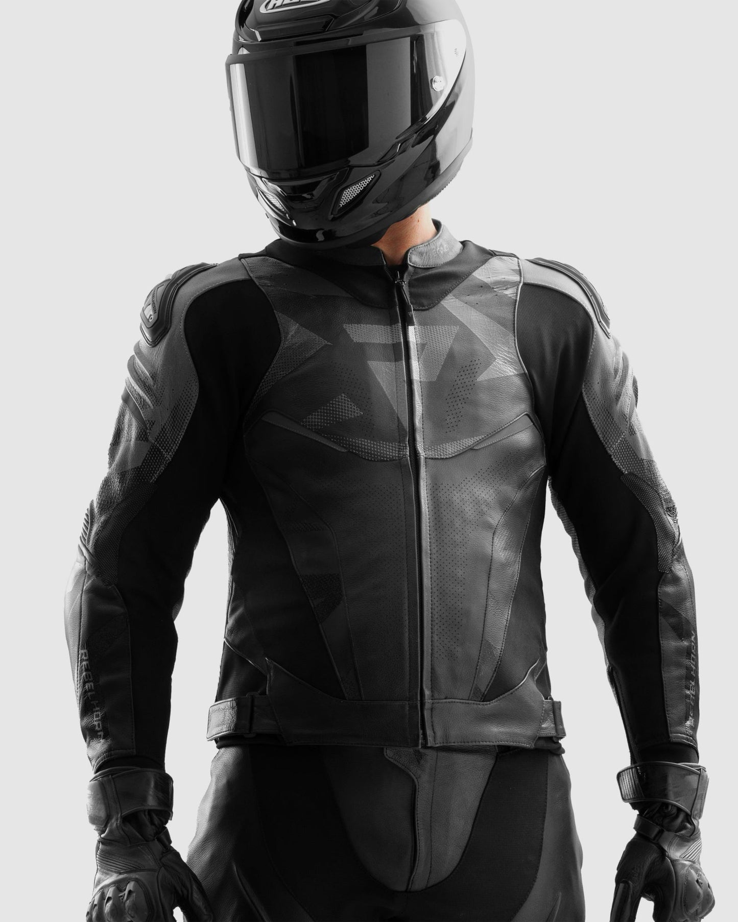 Inferno Blouson Moto Cuir Noir
