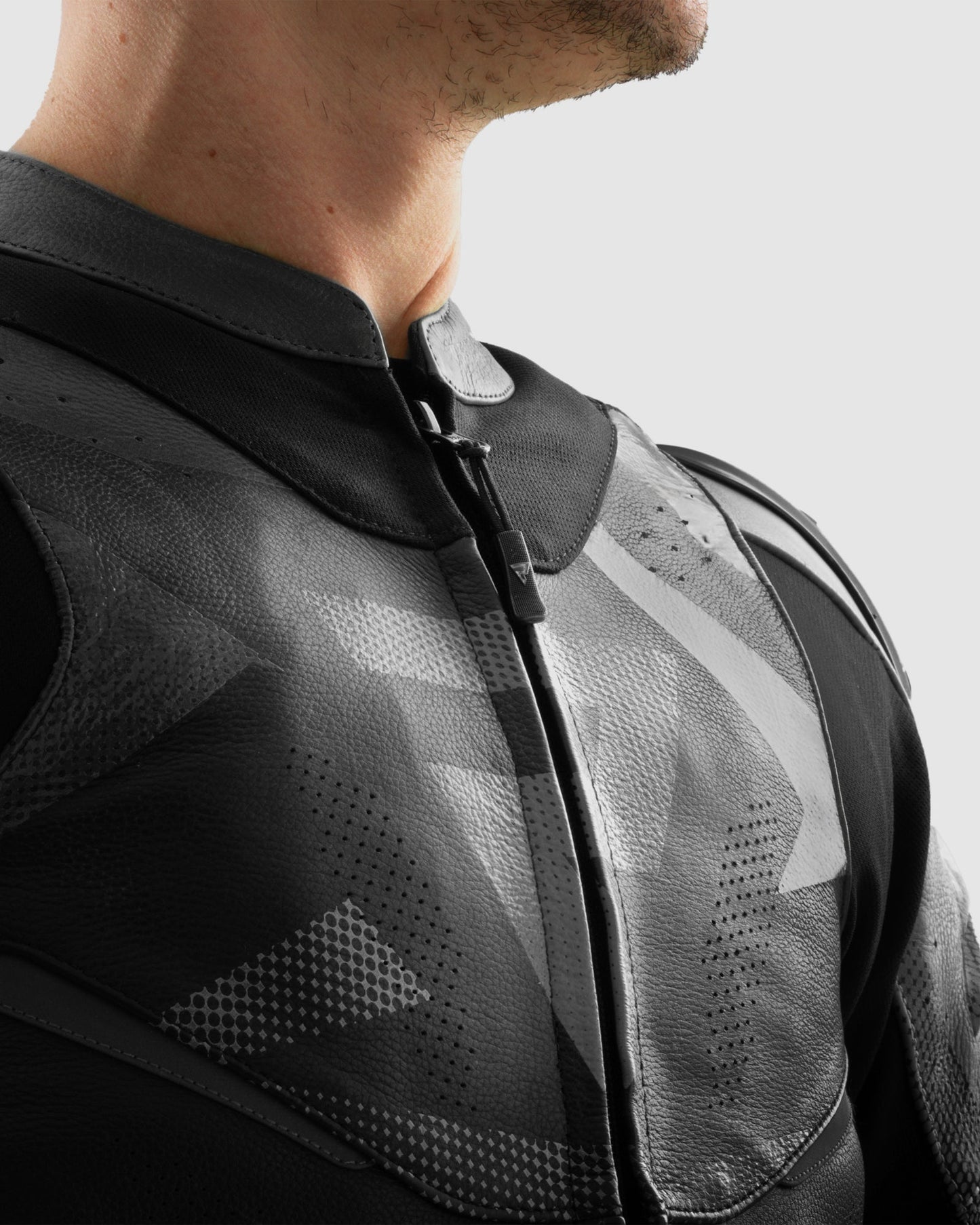 Inferno Blouson Moto Cuir Noir