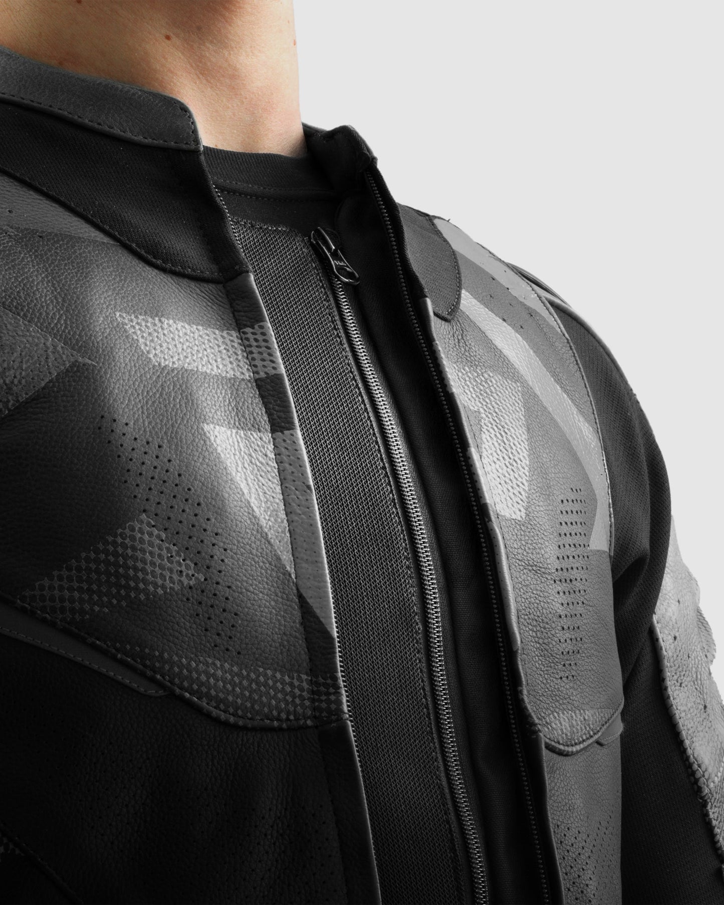 Inferno Blouson Moto Cuir Noir
