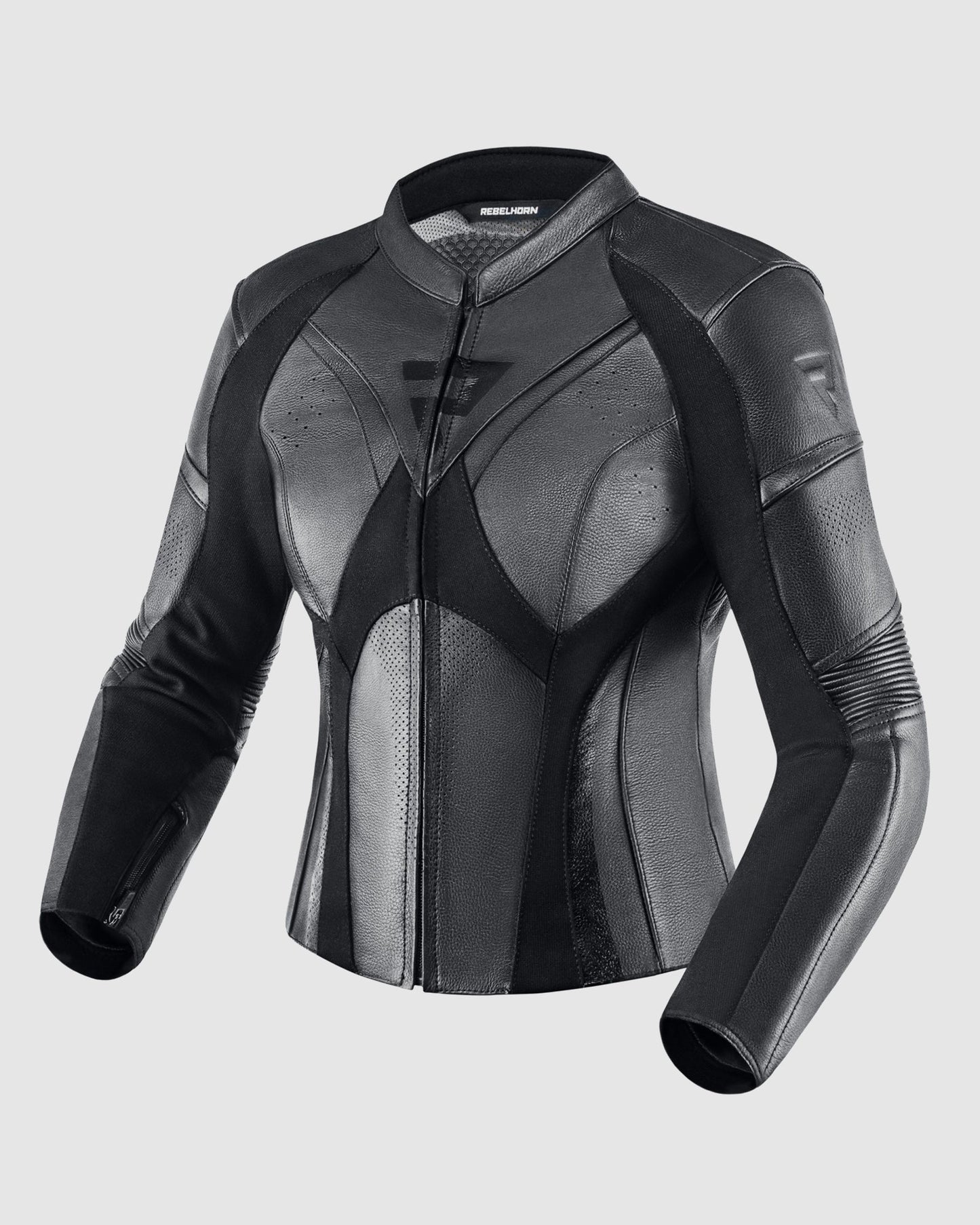 Rebel Femme Blouson Moto Noir