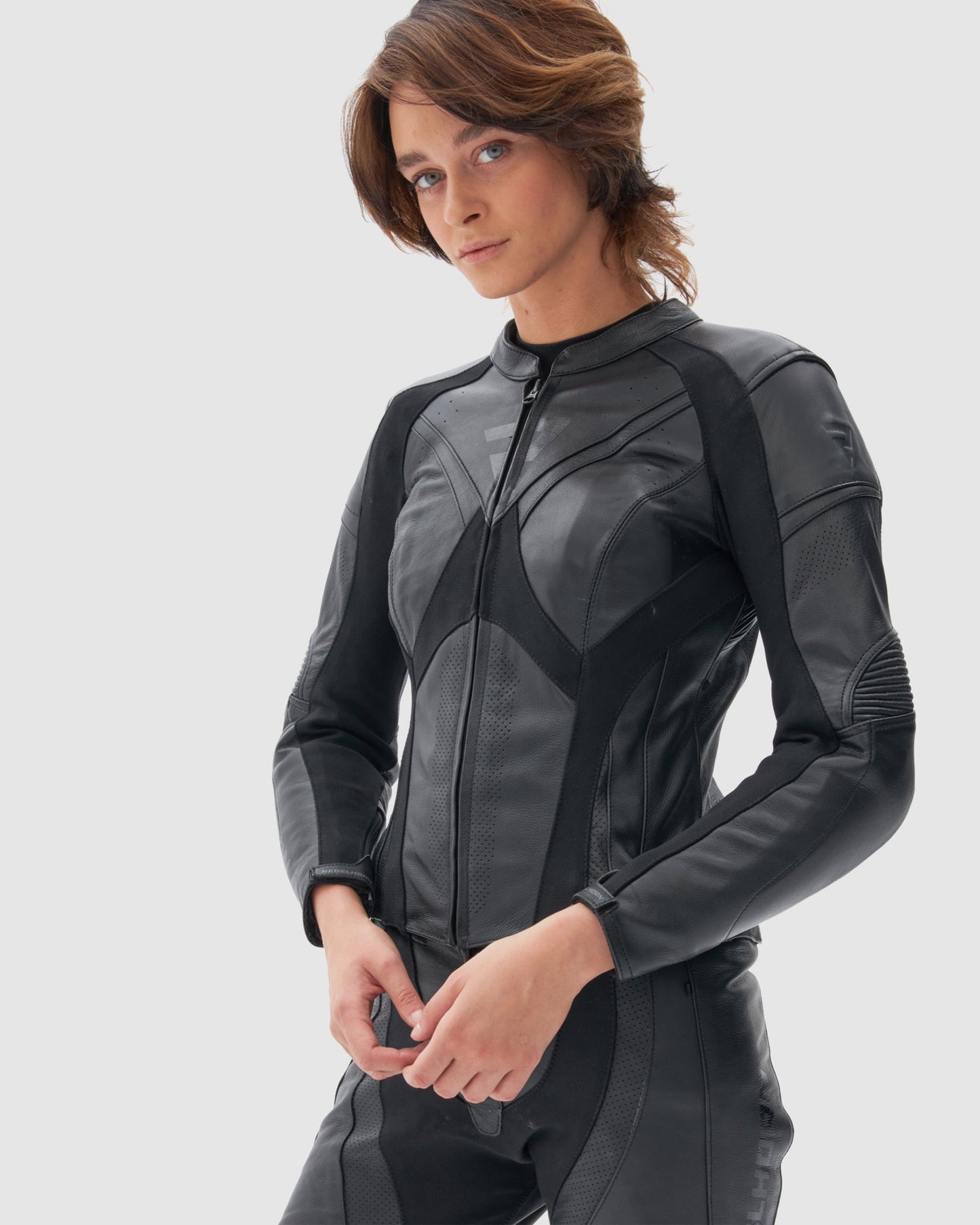 Rebel Femme Blouson Moto Noir