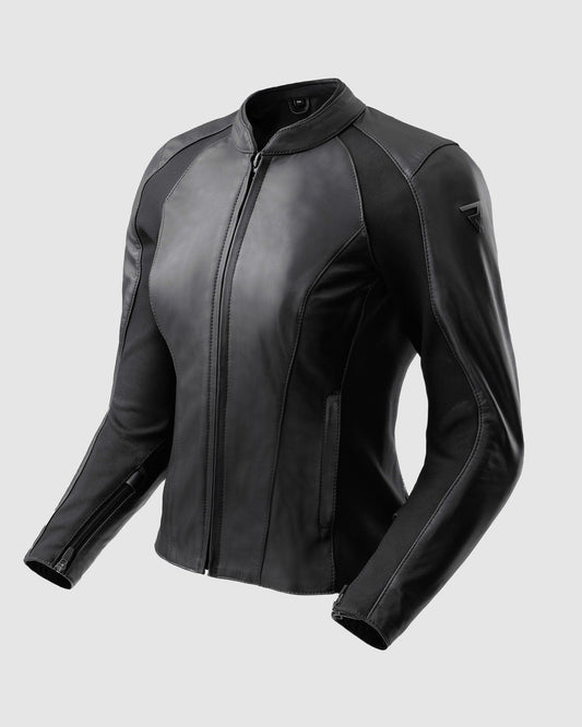 Siena Femme Blouson Moto Noir
