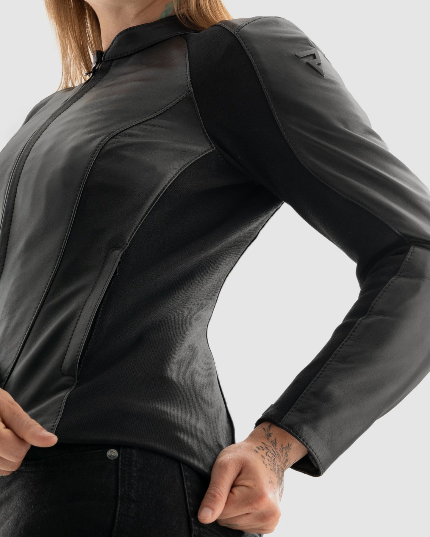Siena Femme Blouson Moto Noir