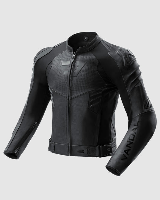 Vandal 2 Veste Moto Cuir Noir