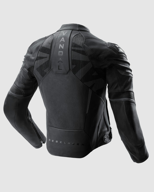 Vandal 2 Veste Moto Cuir Noir
