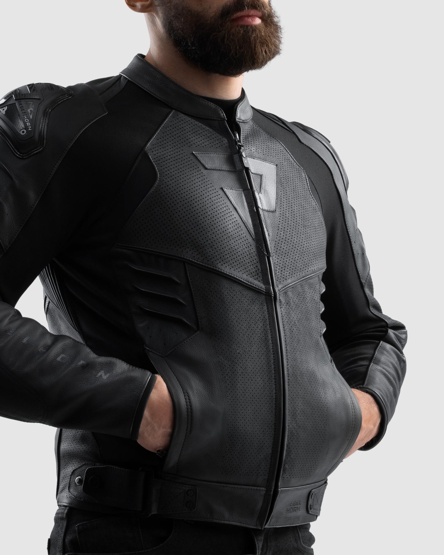 Vandal 2 Veste Moto Cuir Noir