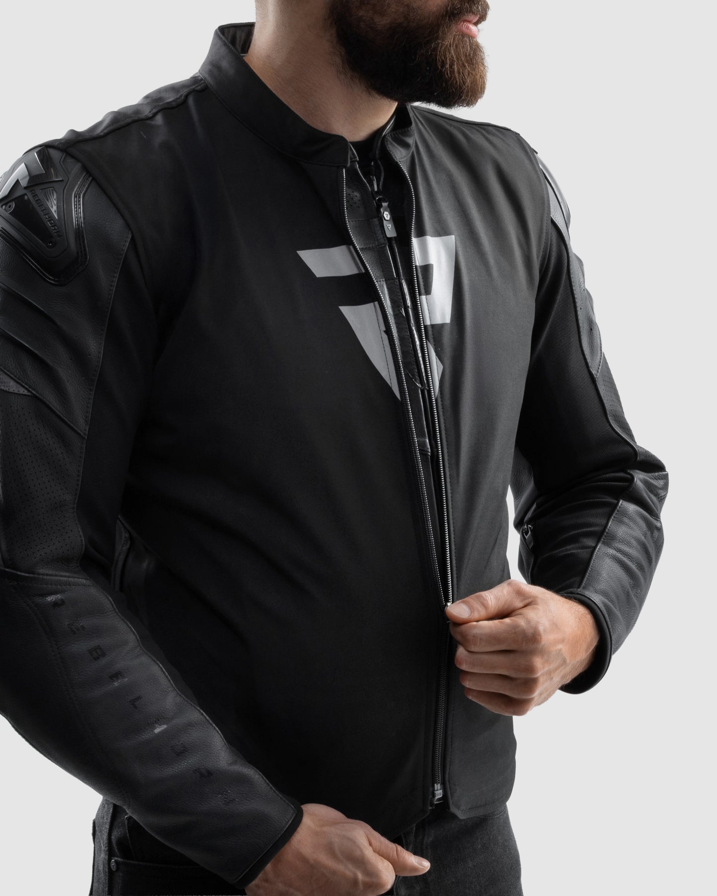 Vandal 2 Veste Moto Cuir Noir
