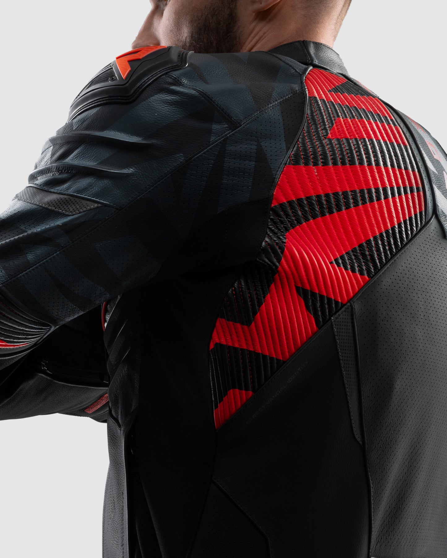 Vandal 2 Veste Moto Cuir Rouge