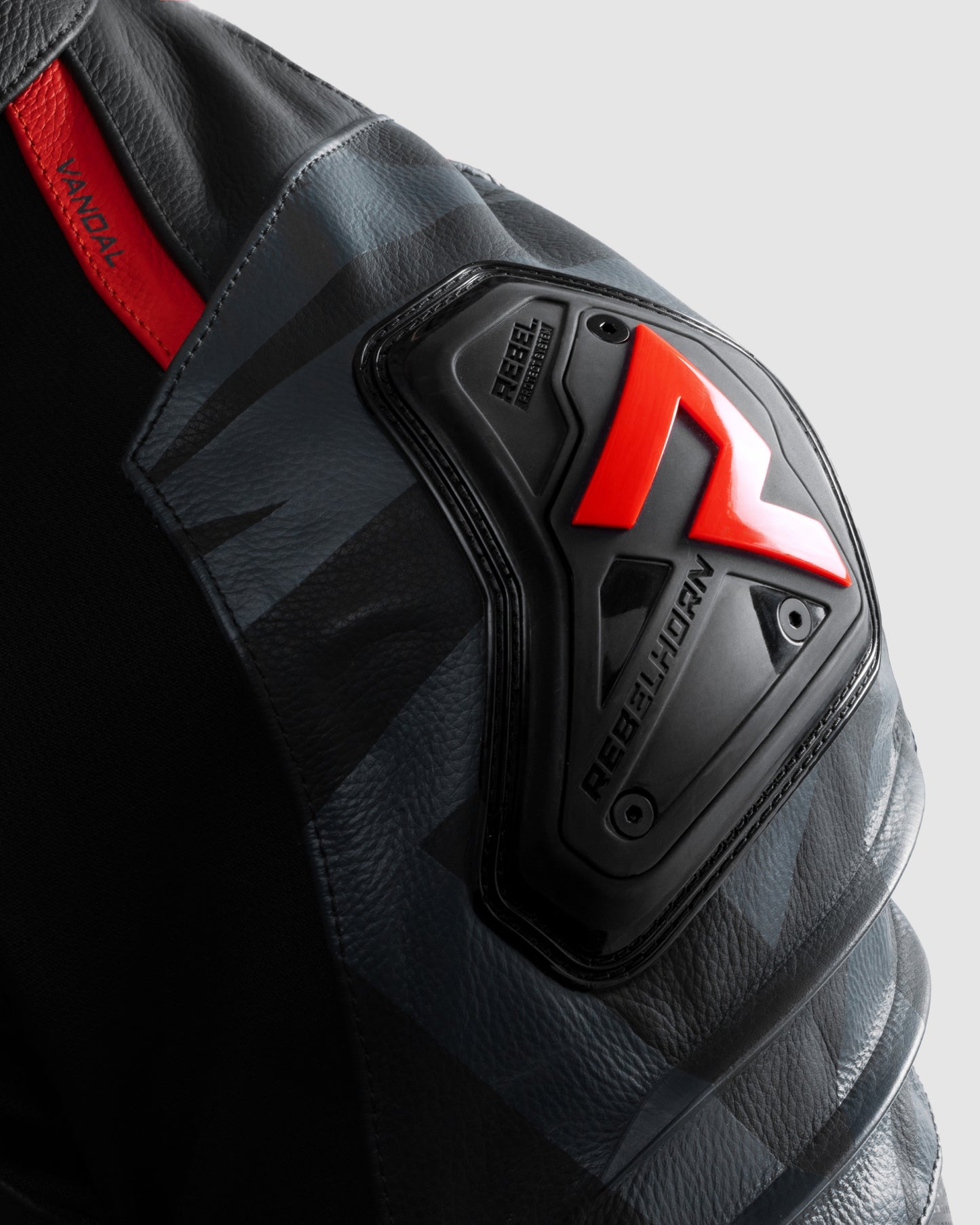 Vandal 2 Veste Moto Cuir Rouge