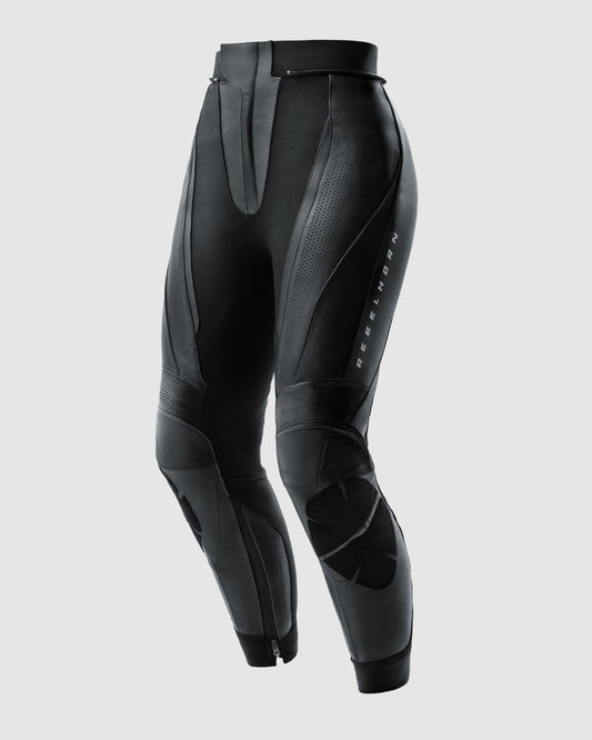 Diva Pantalon Moto Femme Noir