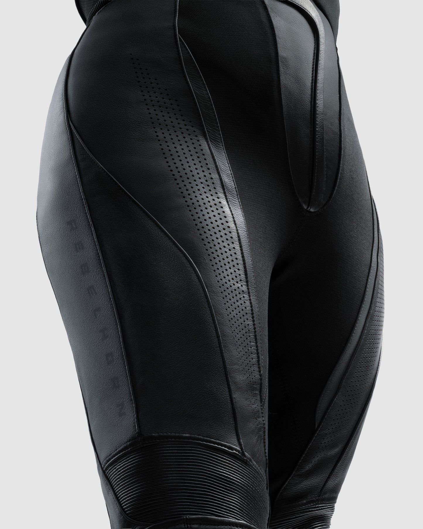 Diva Pantalon Moto Femme Noir